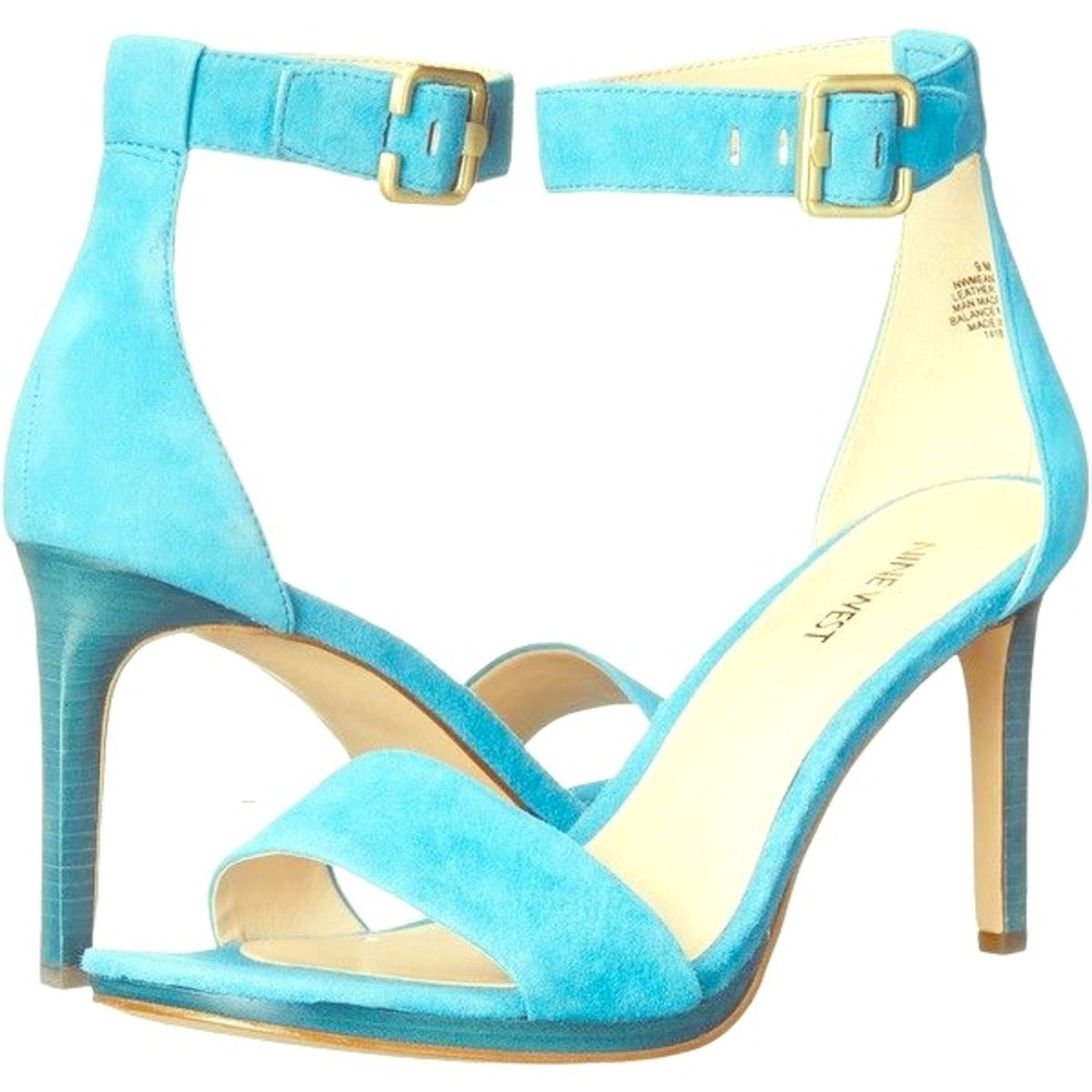 Nine West Turquoise High Heel Pumps